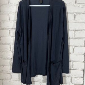 Ann Taylor Lightweight Blue Cardigan
